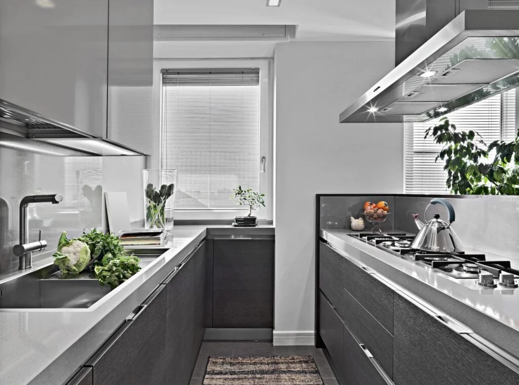 Modern Kitchen Interior with Island Kitchen