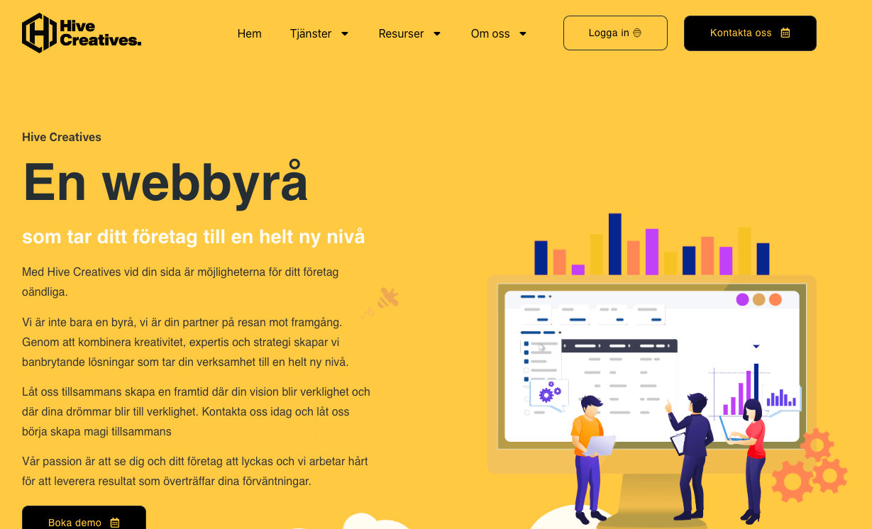 Hive Creatives webbyrå